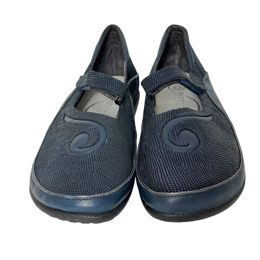NWT Naot Matai Navy Blue Adjustable Mary Jane Flats Comfort Shoes Size 10-10.5 - Picture 7 of 16